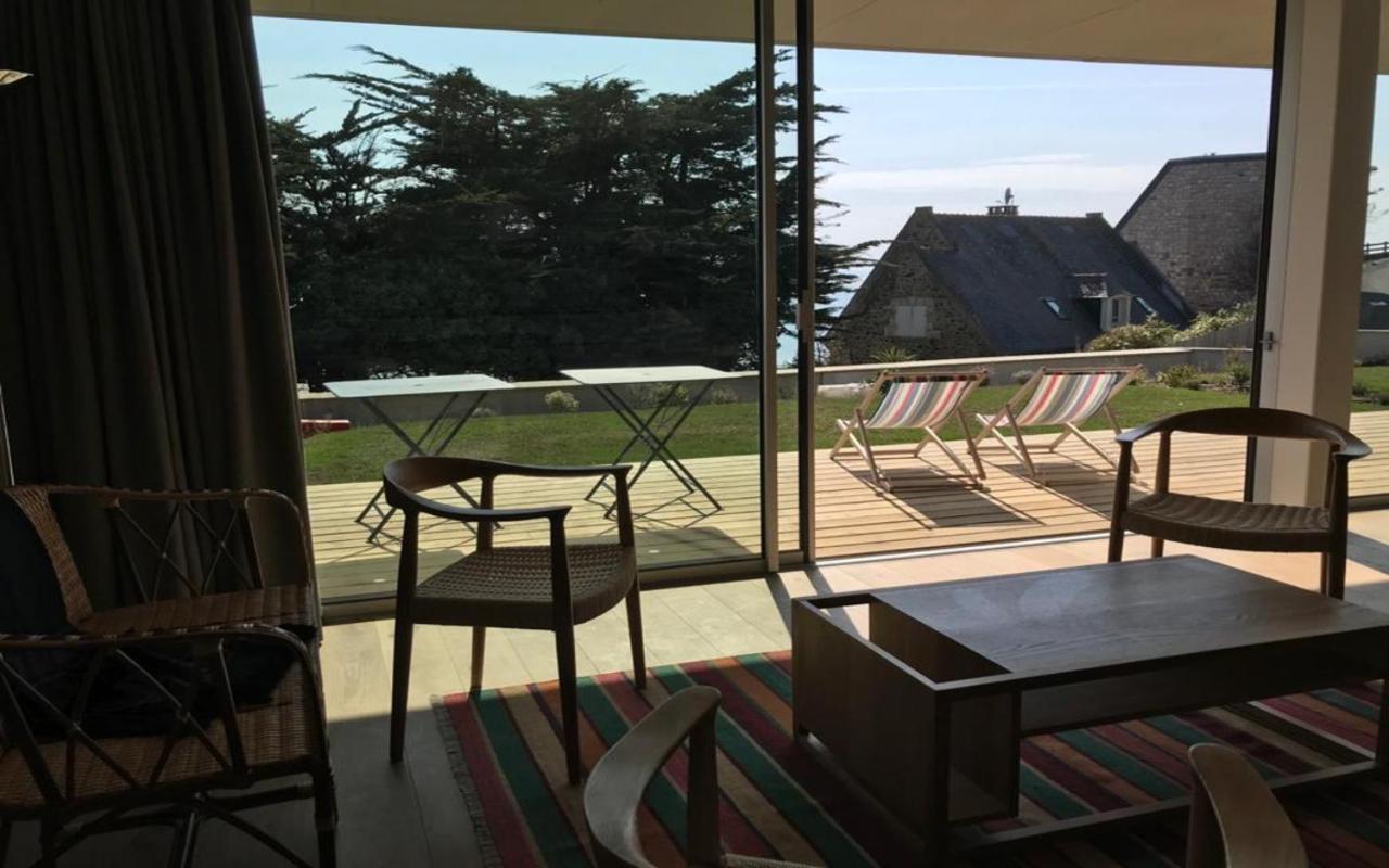 Les Terrasses De Piegu - Vue Mer Et Plage A 200 M เปลเนิฟ-วัล-อ็องเดร ภายนอก รูปภาพ